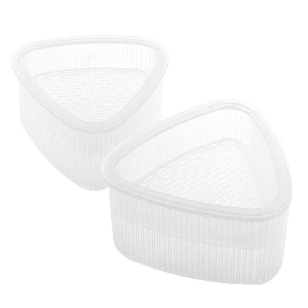 2-Piece Triangle Sushi Mold Set - Easy Rice Ball Maker for Homemade Sushi, Onigiri & Bento Boxes - Perfect for Meal Prep, Parties & Japanese Cuisine Lovers