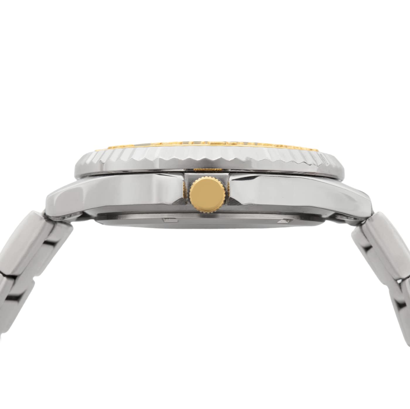 SunTime Tulane University Green Wave Men's Steel Competitor Watch - Two-Tone Gold/Silver with Anochrome Dial | Perfect for College Fans, Alumni & Sports Enthusiasts