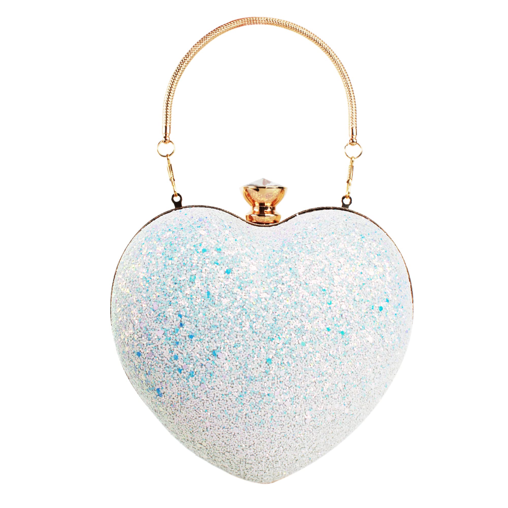 Reberomantic Velvet Heart Shaped Clutch Purse - Elegant Evening Bag for Women | Perfect for Date Night, Wedding, Prom & Special Occasions