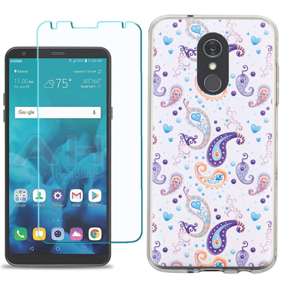 LG Stylo 4/4 Plus Case with Screen Protector - Slim TPU Cover for Daily Protection