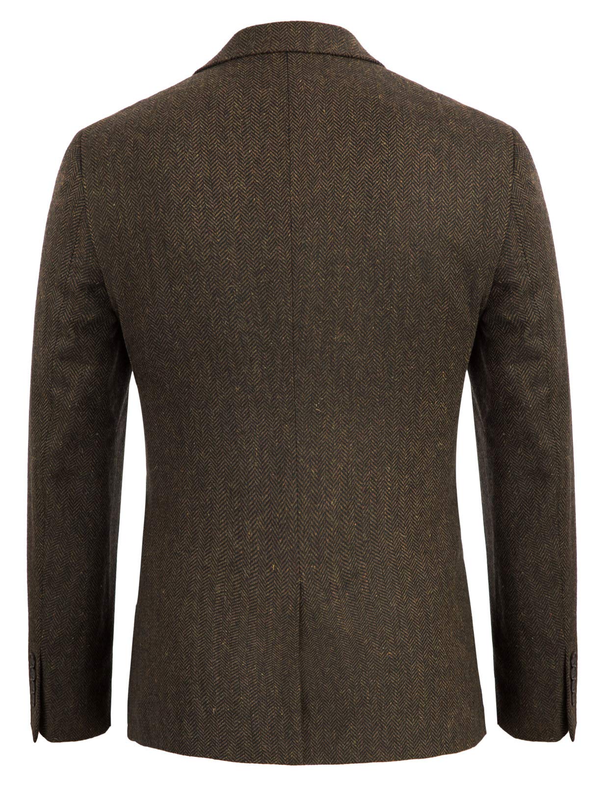 Stylish Herringbone Tweed Blazer - British Wool Blend Sport Coat Jacket for Men | Perfect for Business Casual, Office Wear & Formal Occasions