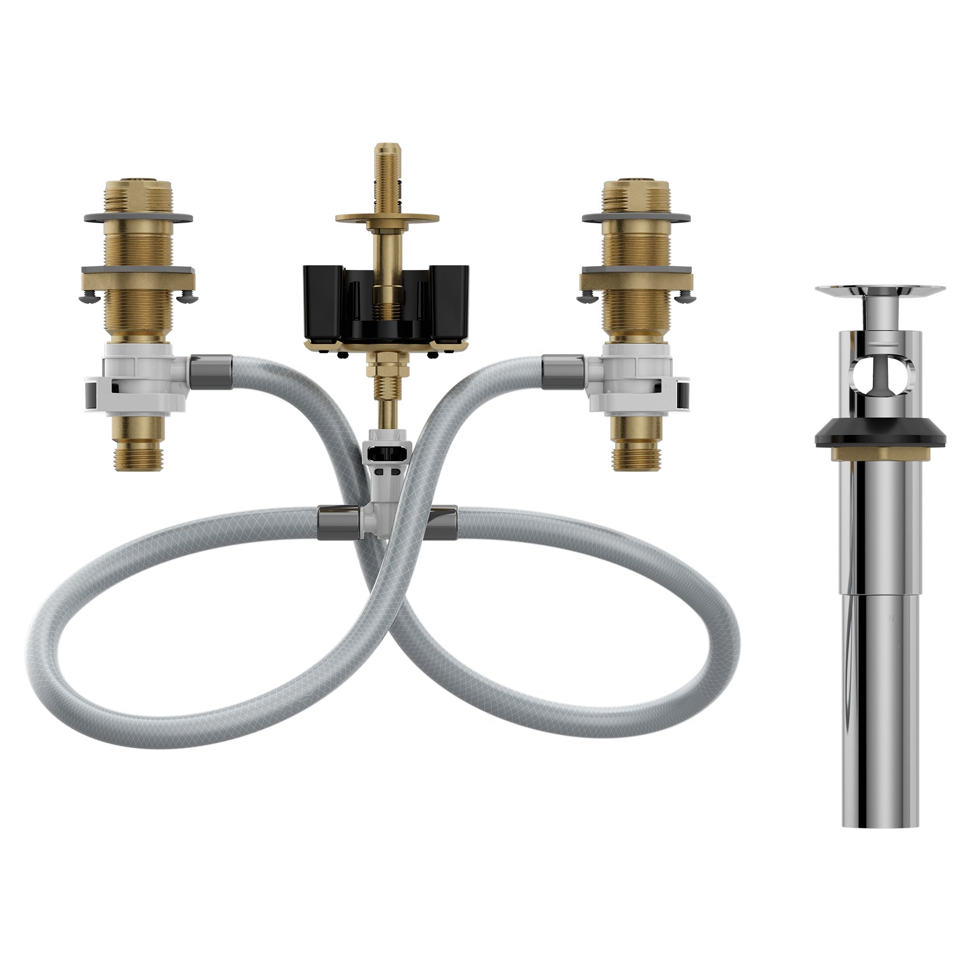 M Pact 8 Widespread Bathroom Faucet - High Arc Spout for Sink Vanity - Perfect for Modern Home & Commercial Restrooms