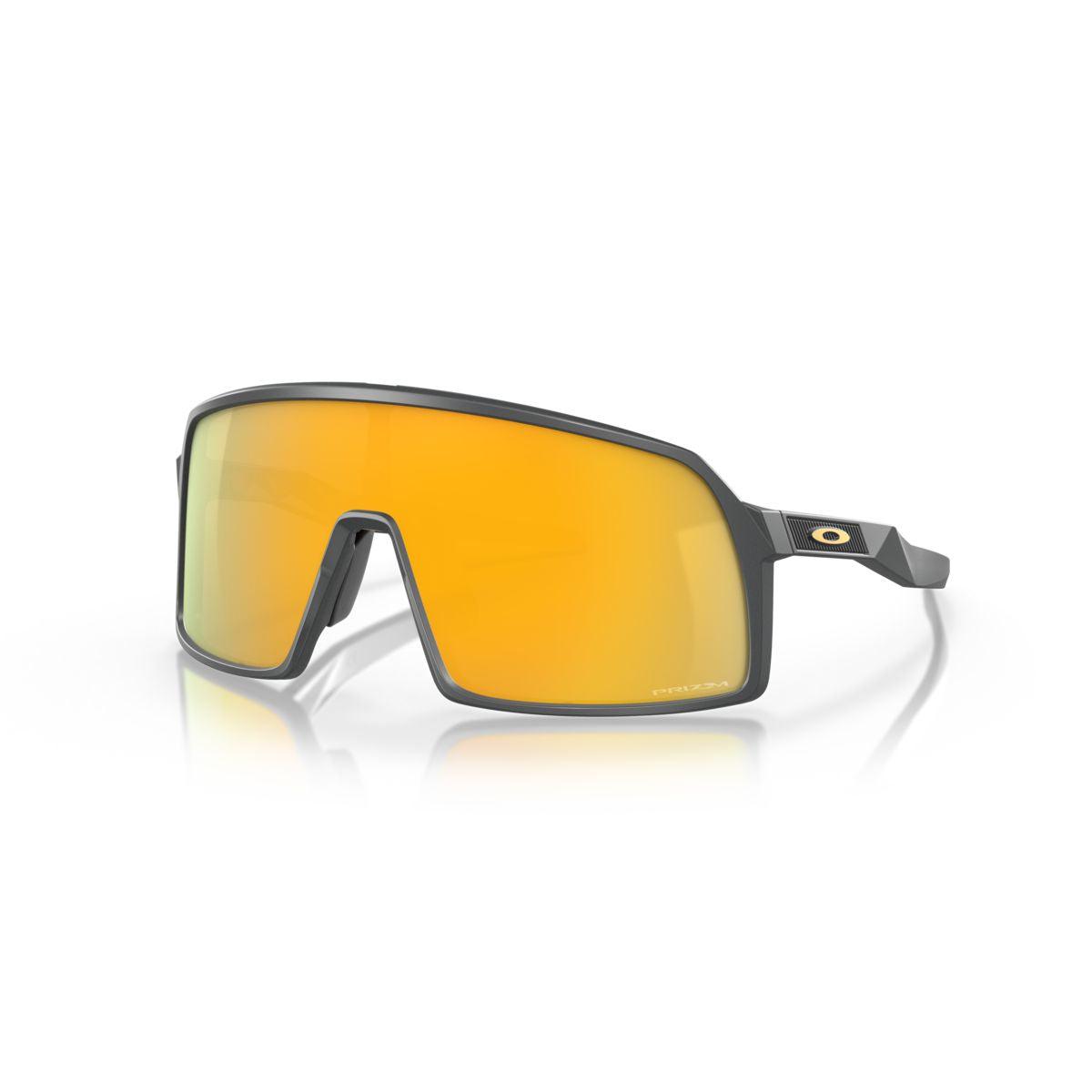 Oakley Sutro S Sunglasses Matte Carbon Frame with Prizm 24K Lenses - 0OO9462 946208 - Perfect for Cycling, Running & Outdoor Sports