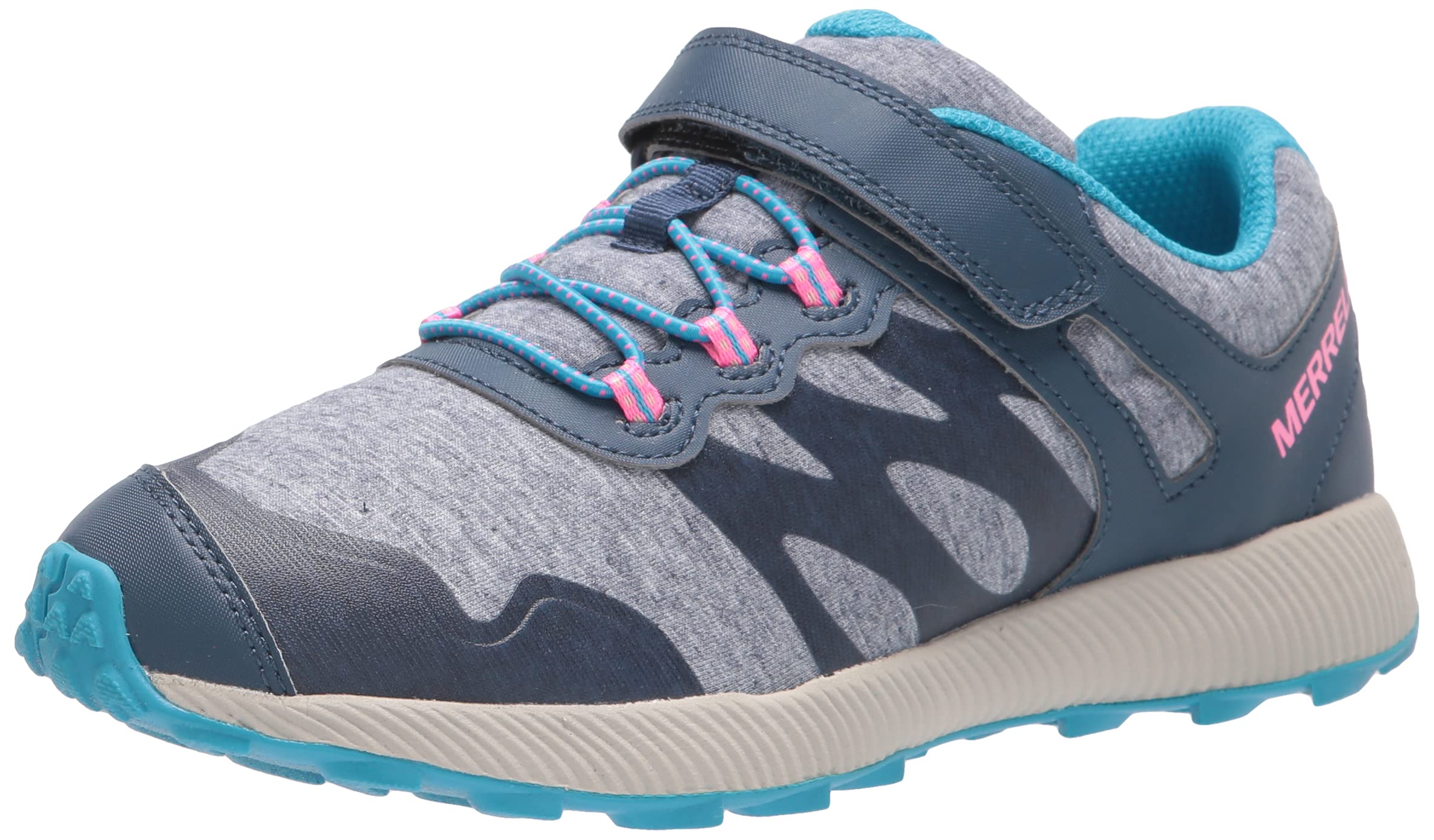 Merrell Kid's Nova 2 Sneakers - Lightweight Hiking Shoes for Boys & Girls | Durable Outdoor Trail Running Shoes for Kids - Perfect for School, Playground & Adventure Activities