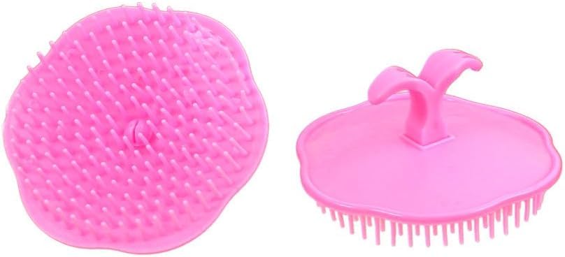 Soft Round Rubber Comb for Men - Small Size (Pack of 2) - Perfect for Travel, Gym & Everyday Hair Styling