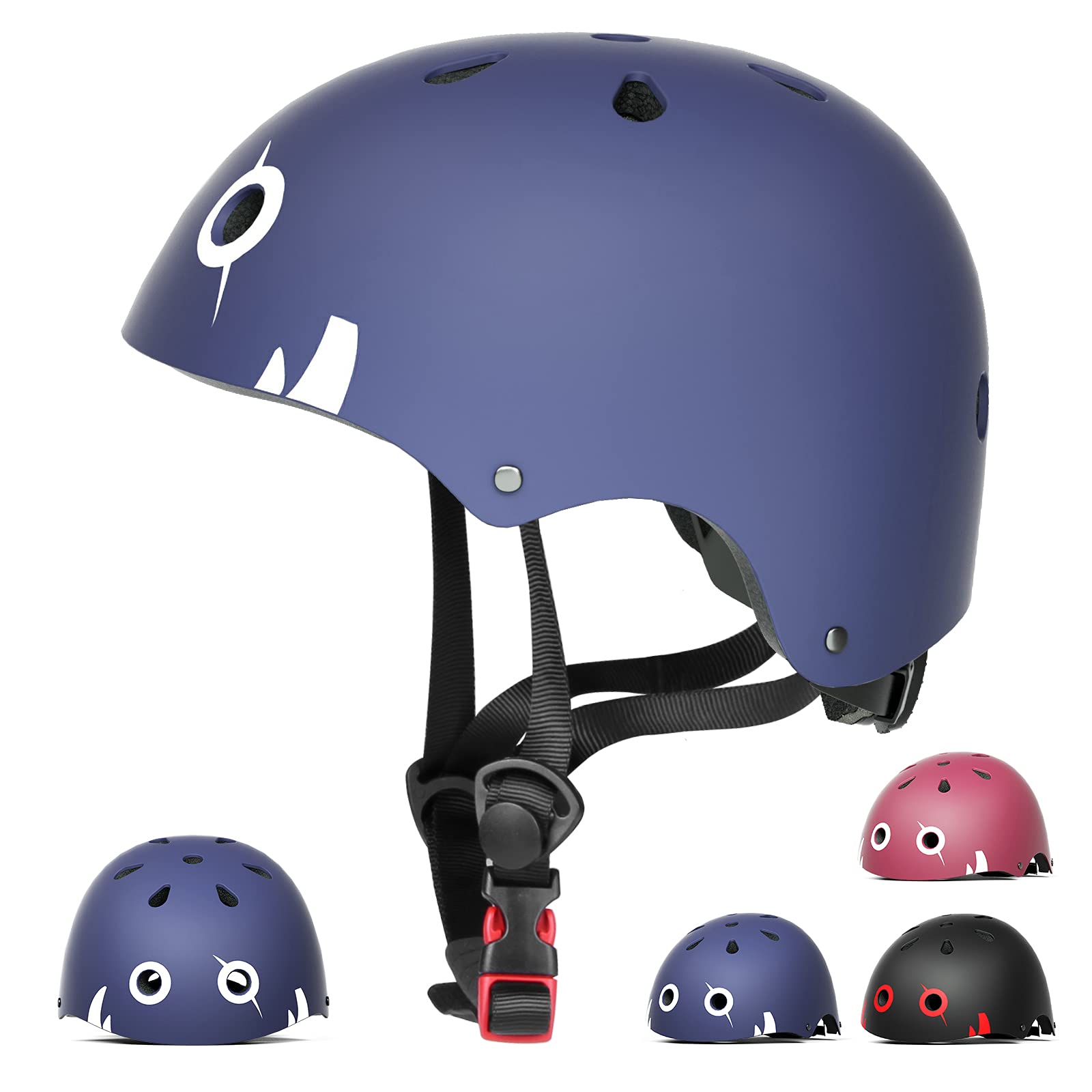 **Glaf Toddler Bike Helmet for Kids 2-8 Years - Adjustable Multi-Sport Helmet for Boys & Girls - Lightweight Skateboard & Cycling Helmet - 2 Sizes (Toddler to Youth) - Perfect for Outdoor Play, Bike Rides & Scooter Safety**