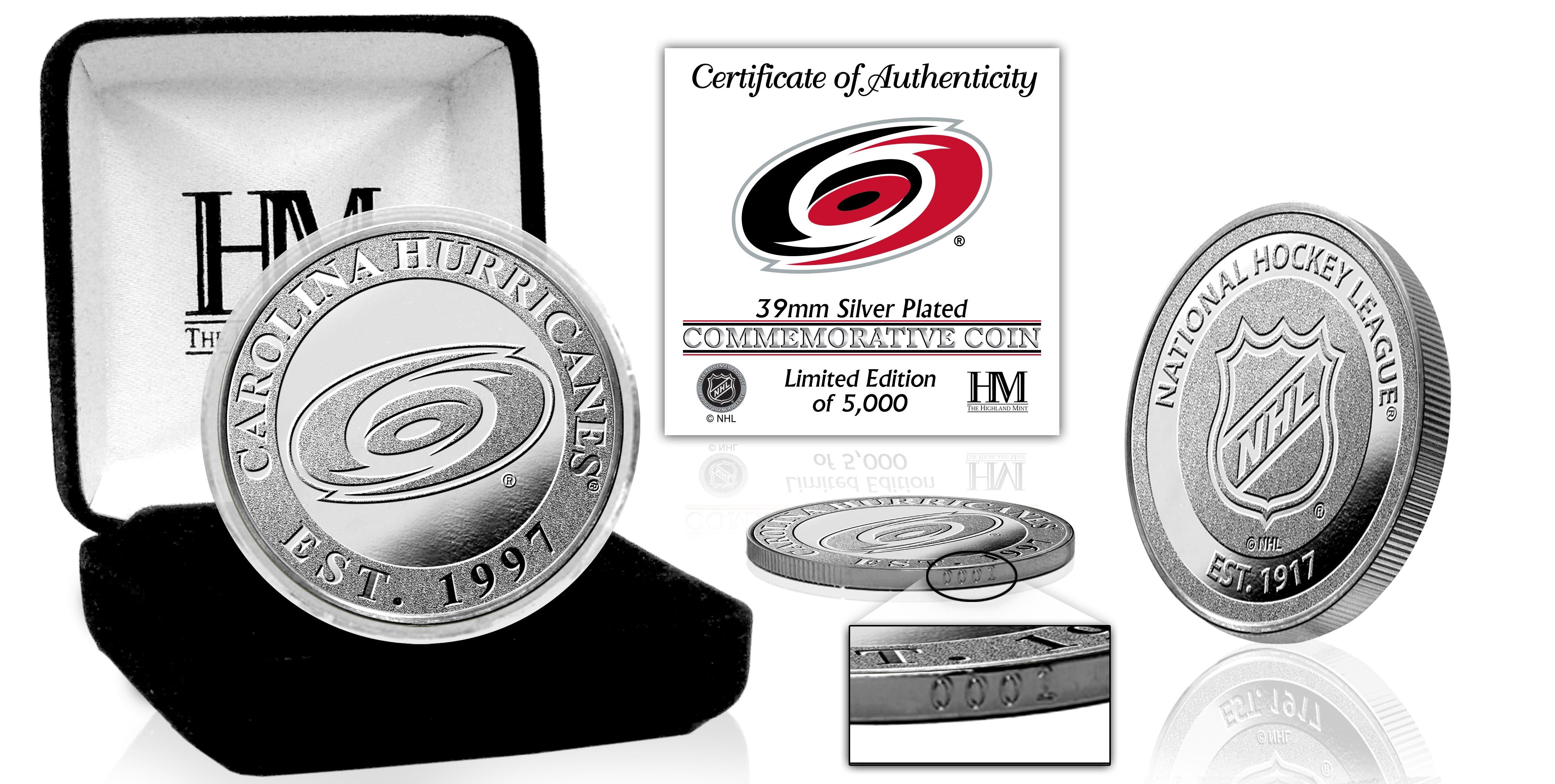 Carolina Hurricanes Silver Mint Coin – Limited Edition NHL Collectible for Fans & Investors | Perfect for Gifts, Display, and Memorabilia Collections