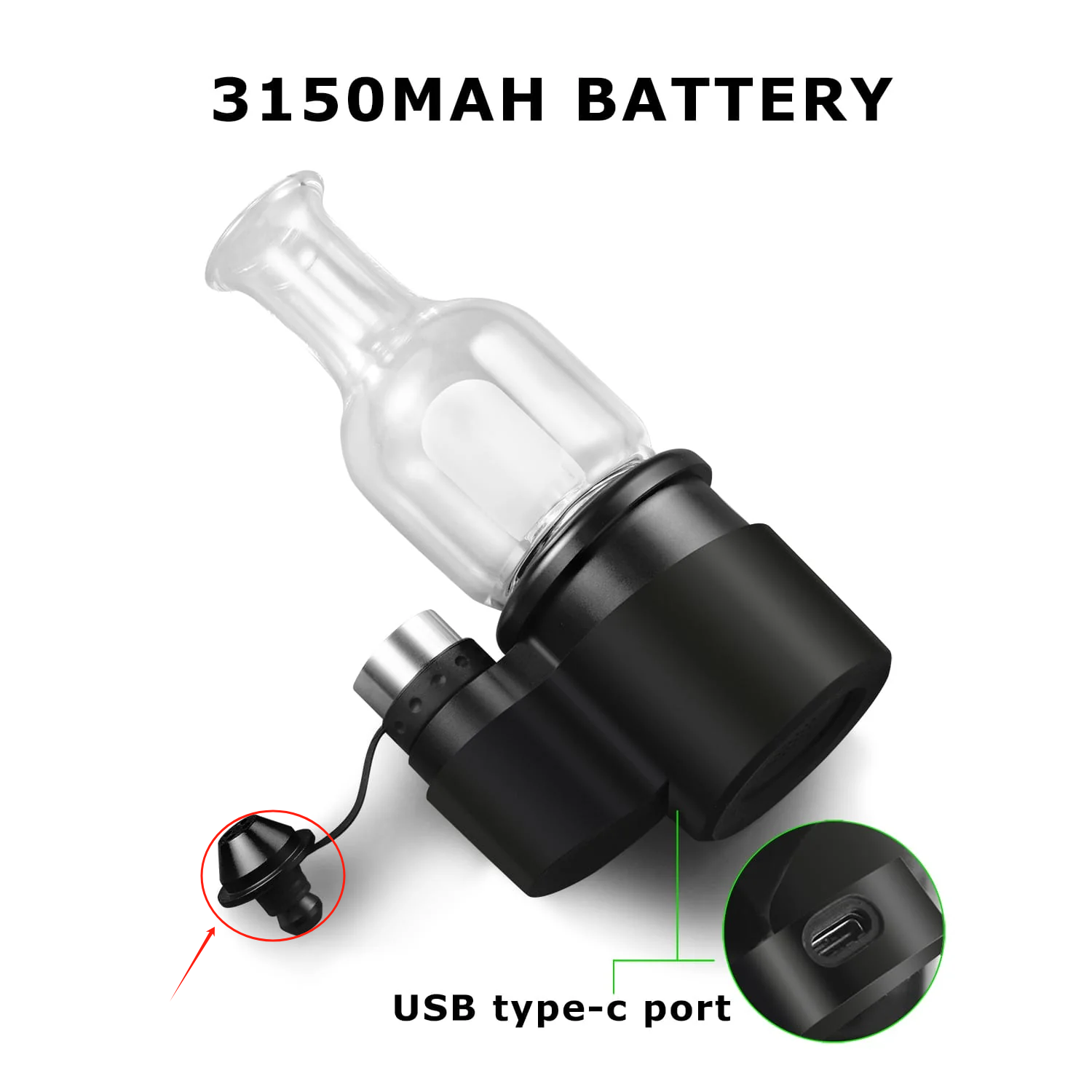 Crossing Core 2.0 Spinner Carb Cap with Housing - Premium Dab Accessory for Concentrate Enthusiasts | Perfect for Smooth & Even Heating | Ideal for Bongs, Rigs & Dab Tools
