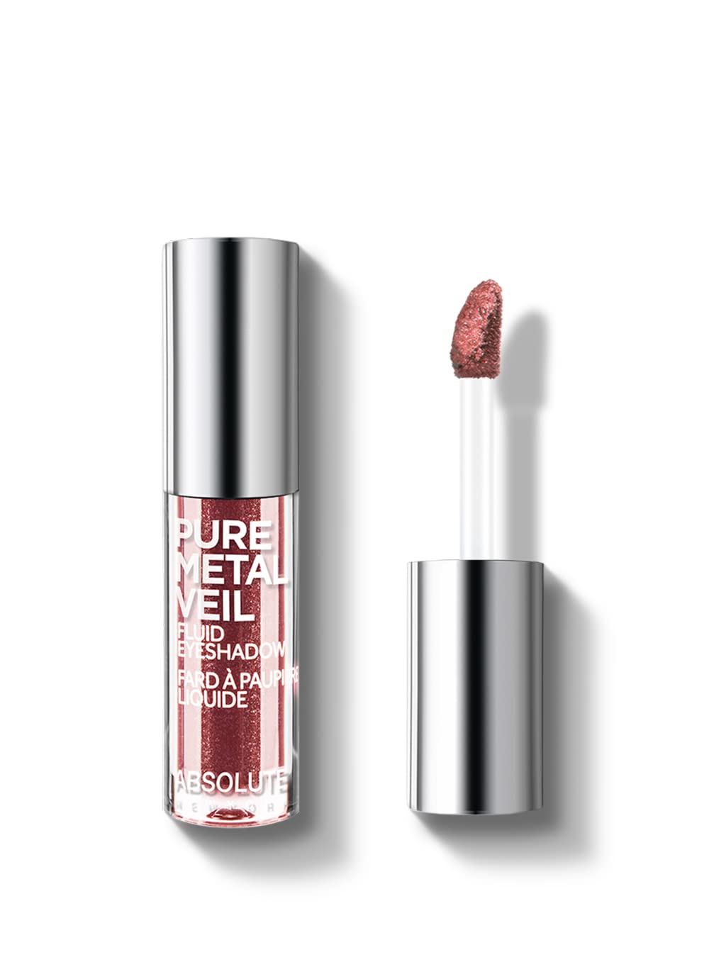 Absolute New York Pure Metal Veil Eyeshadow - Candied Rose Shimmer | Long-Lasting Metallic Finish for Day & Night Makeup Looks
