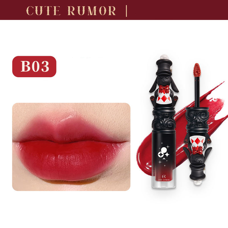 CuteRumor Wonderland White Rabbit Crystal Jelly Lip Gloss - Hydrating & Shiny Lip Gloss for Women, Long Lasting Moisturizing Lip Balm - Perfect for Daily Wear, Parties & Makeup Looks