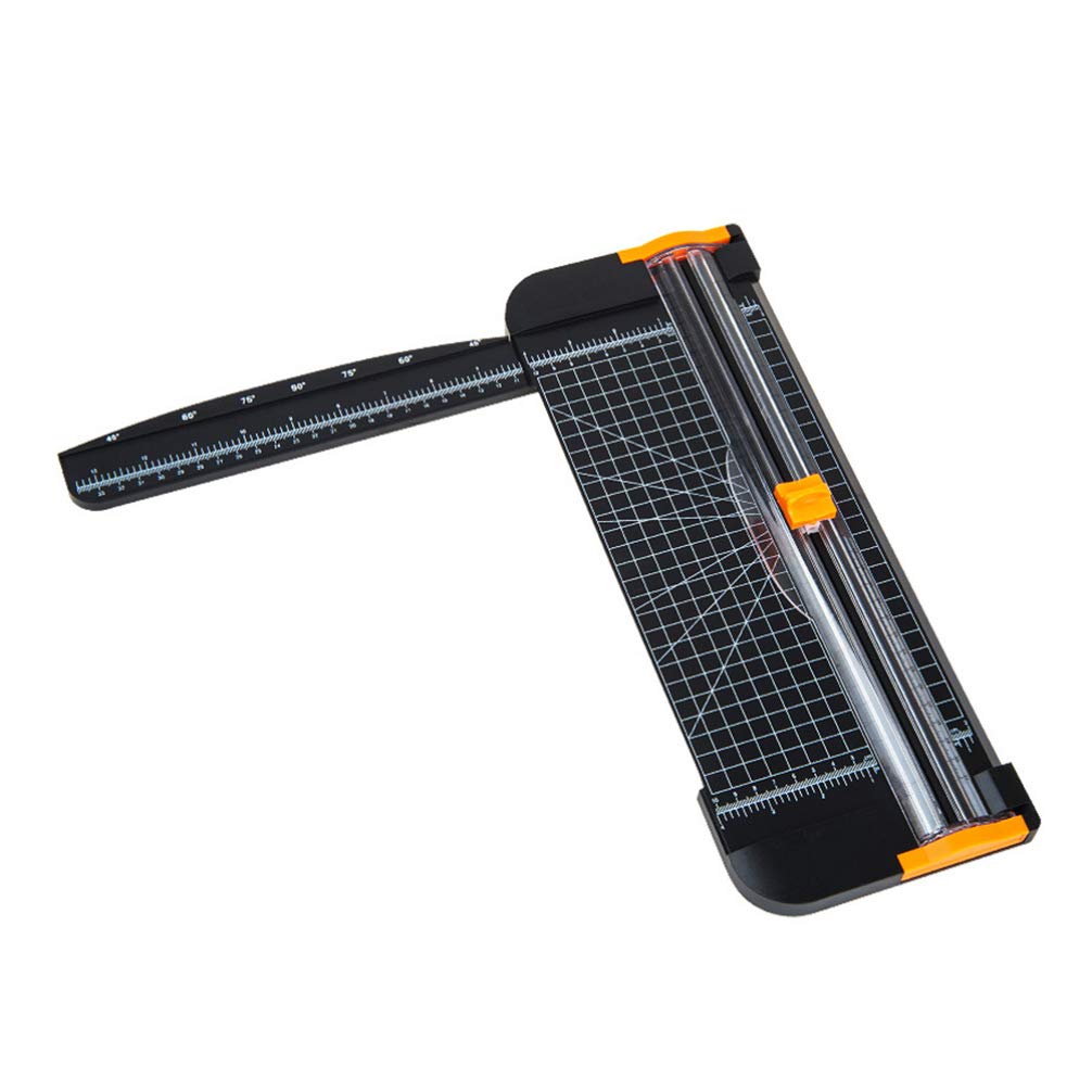 Healifty A4 Paper Trimmer Guillotine Cutter with Slide Ruler - Scrapbooking, Photo Cutting, Coupon & Label Trimmer for Office, School & Crafting - Perfect for DIY Projects, Gift Wrapping & Card Making