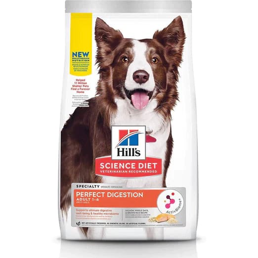 Science Diet Adult Perfect Digestion Dry Dog Food 3.5lbs - Free Bag & 20% Off | Premium Digestive Health Nutrition for Dogs | Ideal for Sensitive Stomachs & Daily Feeding