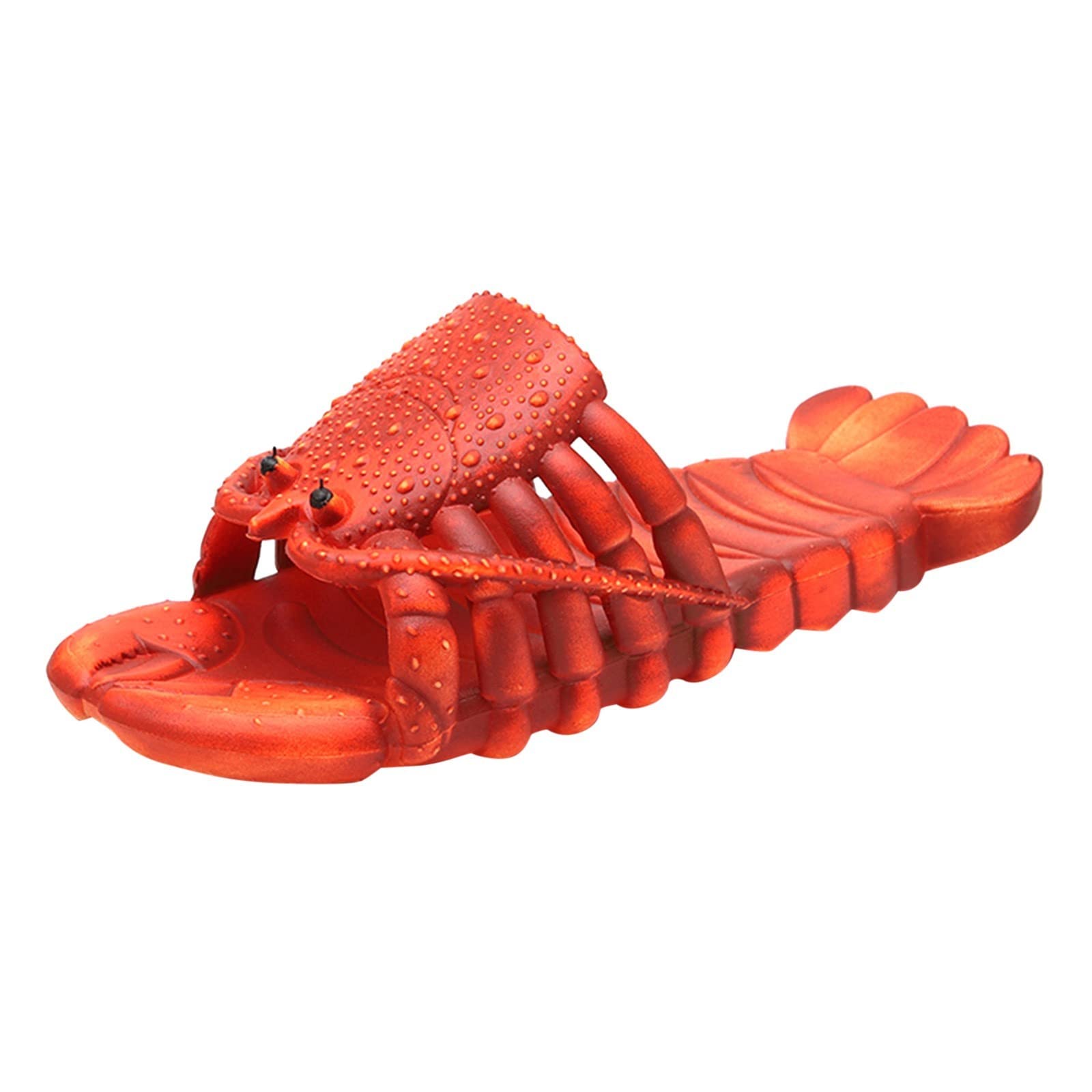 Cute Lobster Shaped Breathable Open-Toe Slippers for Kids - Summer Beach Shoes for Boys and Girls - Perfect for Indoor, Outdoor, and Poolside Play