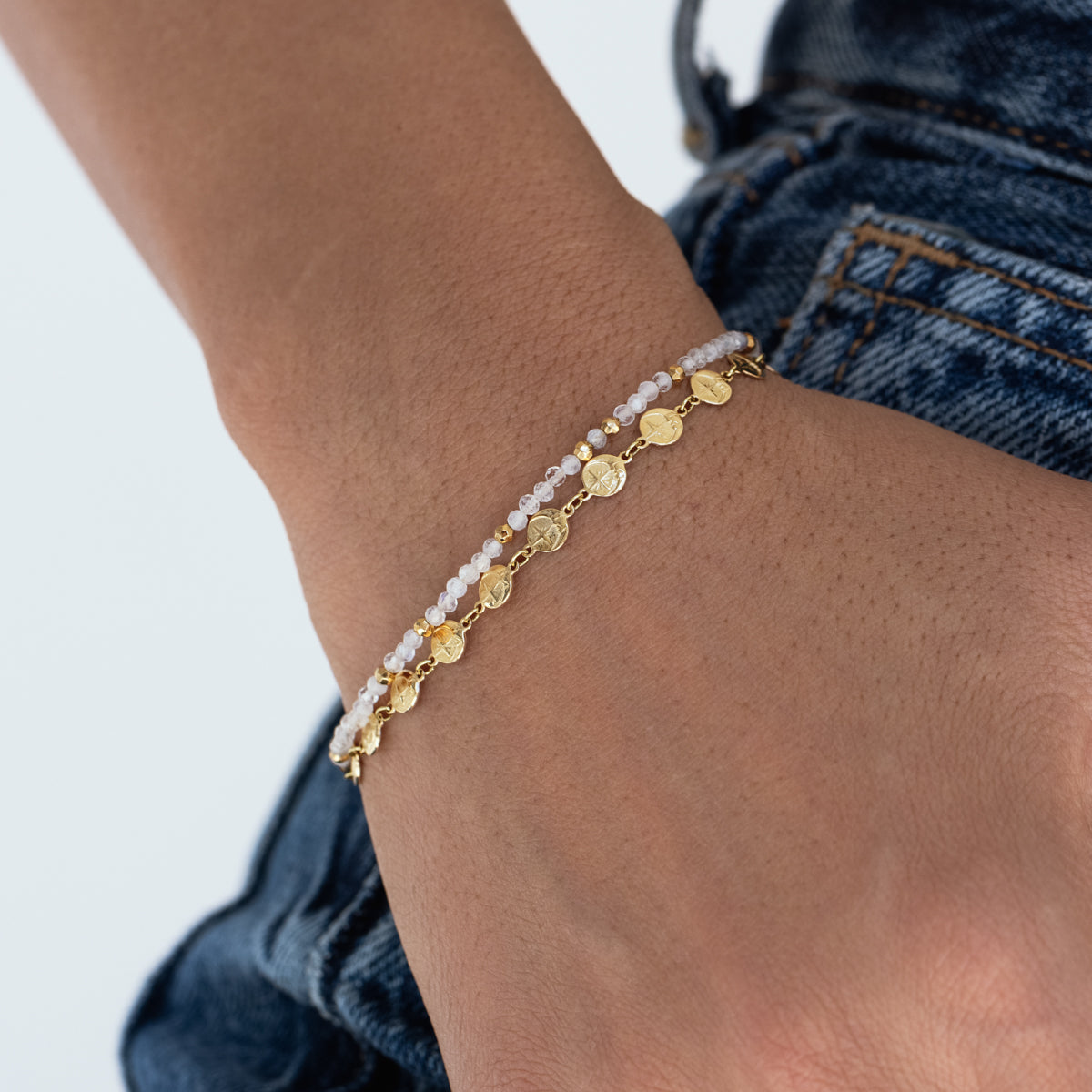 Stackable Beaded Bracelets for Women - Handmade Adjustable Boho Beaded Jewelry Set - Perfect for Layering, Gifts, and Everyday Wear
