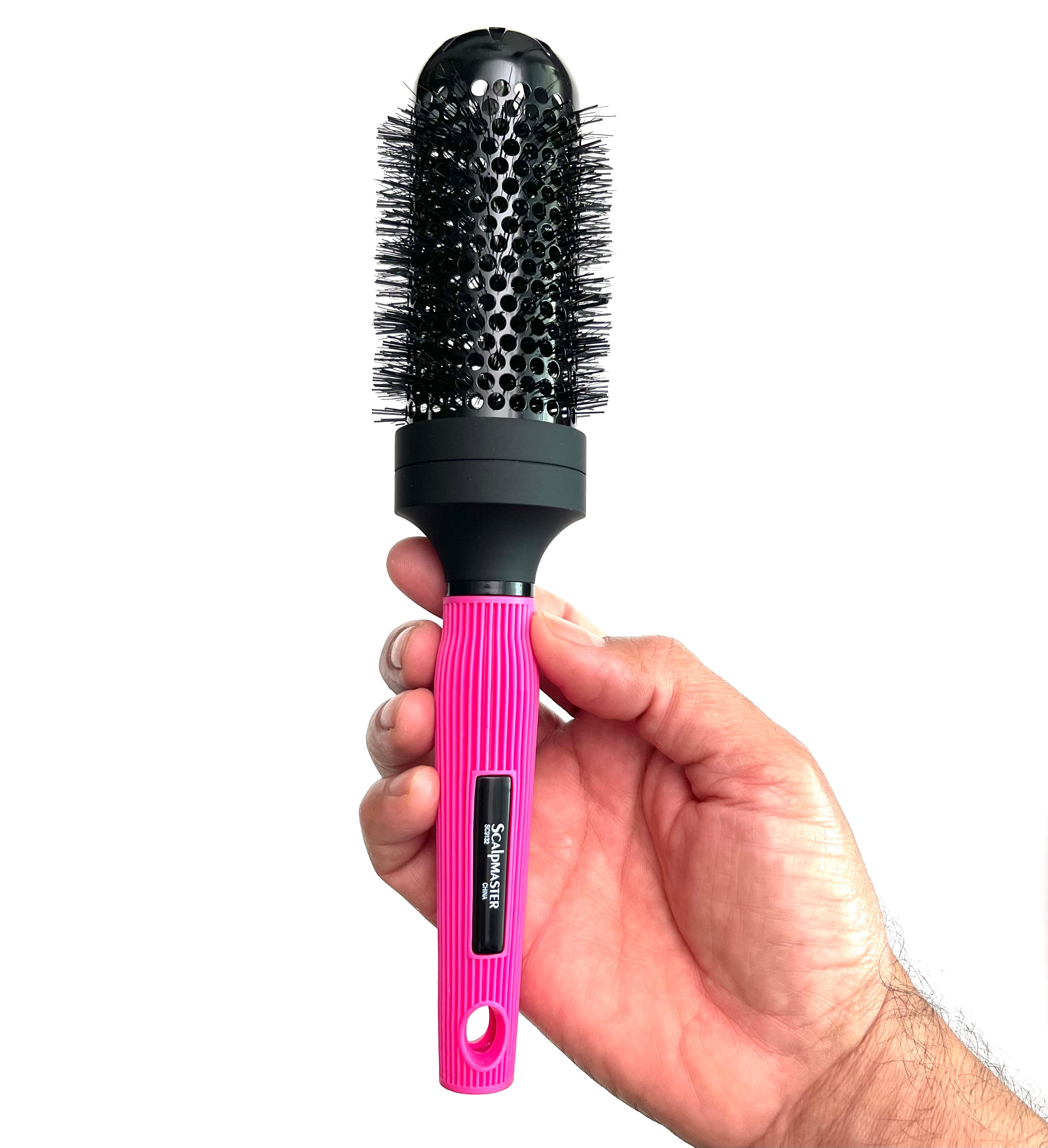 Scalpmaster Professional Hair Brush Set - 7-Piece Round, Paddle, Styling & Thermal Brushes for Blow Drying & Salon-Quality Styling at Home