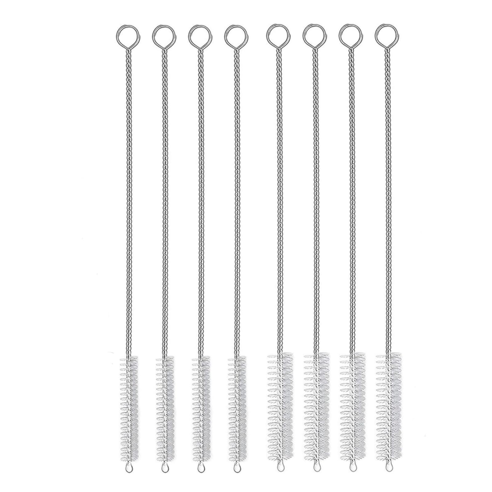 8-Pack Reusable Straw Cleaner Brush for Stanley, Owala & Yeti Tumblers - Durable Bottle Straw Cleaning Brushes for Travel, Gym & Outdoor Activities