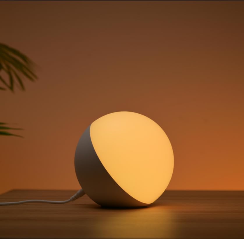 Smart Dimmable LED Desk Lamp with App & Voice Control - RGB Color Changing Touch Night Light for Bedroom, Compatible with Alexa & Google Home - Perfect for Reading, Working, and Relaxing