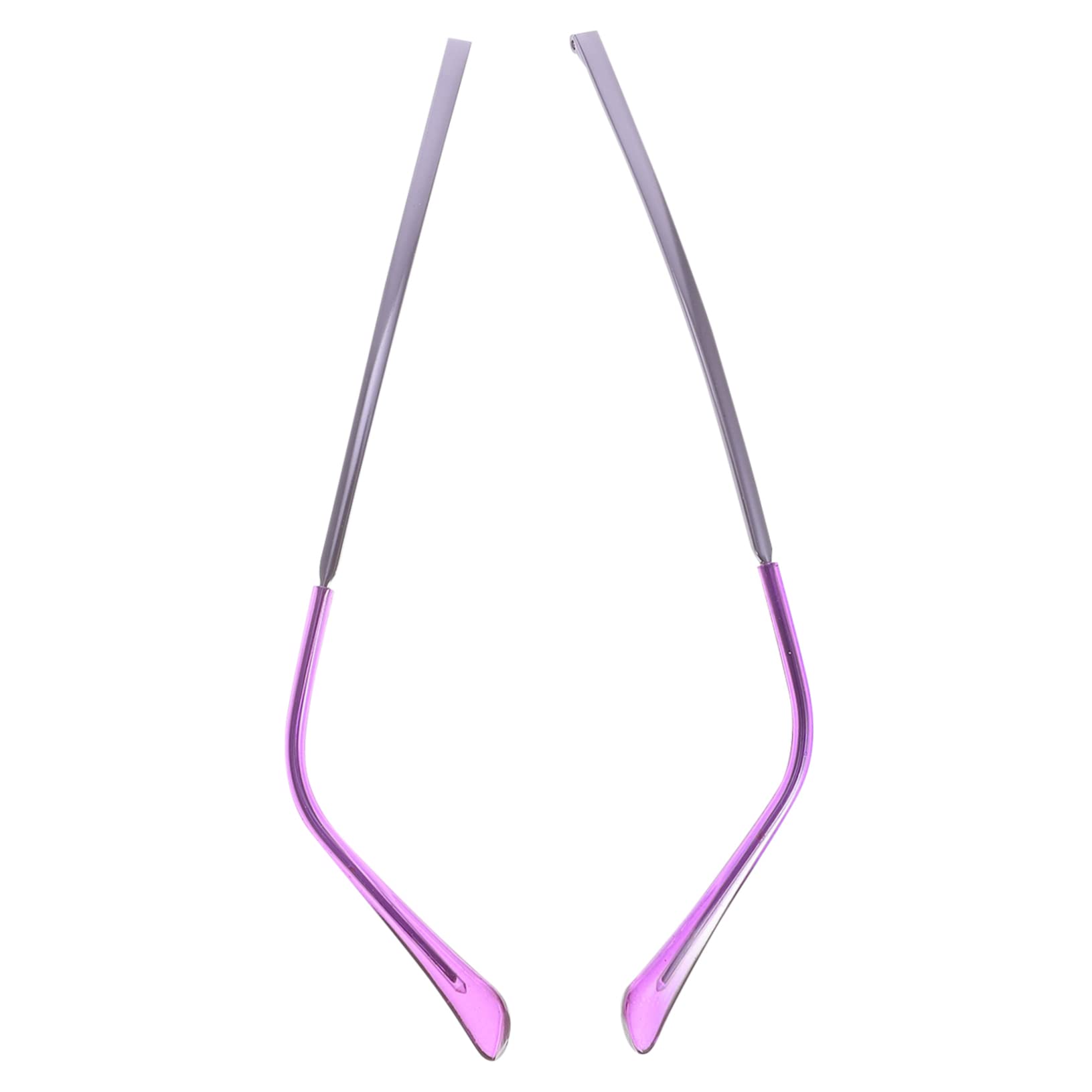 Lurrose 1 Pair Purple Metal Glasses Replacement Arms - Universal Sunglasses & Myopia Glasses Accessories for Men Women - Perfect for Reading, Driving, and Outdoor Activities