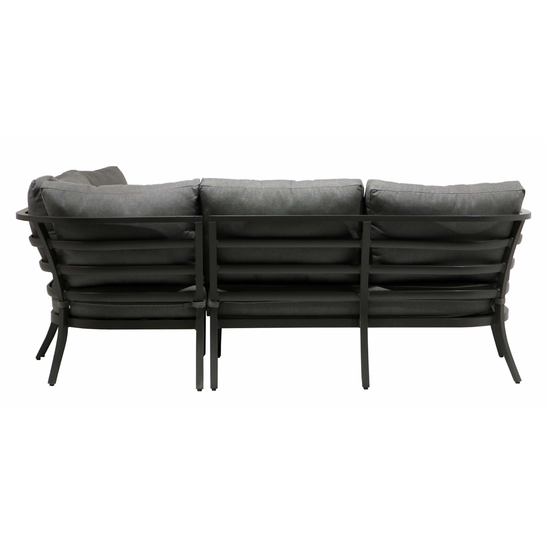 Modern Cabana L-Shaped Sectional Sofa with Reversible Chaise - Comfortable Fabric Upholstery for Living Room, Family Room, or Patio
