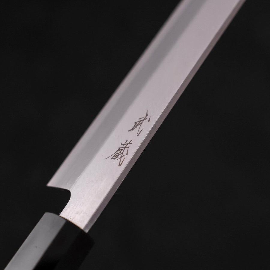 Premium Left-Handed Yanagiba Sushi Knife - AUS 10 High-Carbon Steel, Mirror Polished Blade with Buffalo Horn & Wenge Wood Handle (290mm) - Perfect for Sushi Chefs & Japanese Cuisine Enthusiasts