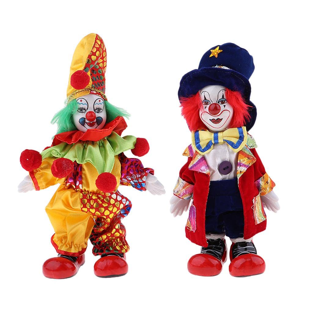 Porcelain Clown Doll - Perfect Birthday Gift for Collectors
