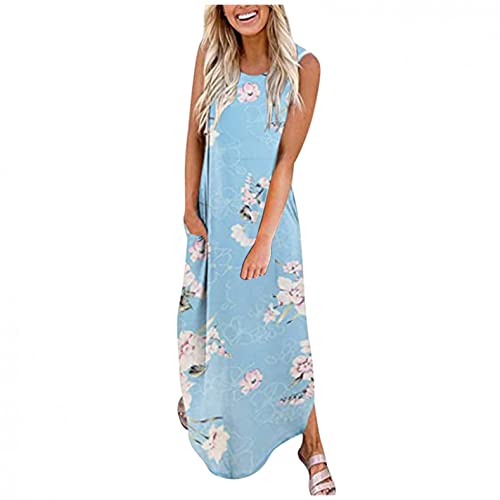 BAGELISE Women's Maxi Dress - Elegant Summer Halter Sundress with Stripes for Beach Vacation, Party & Casual Wear