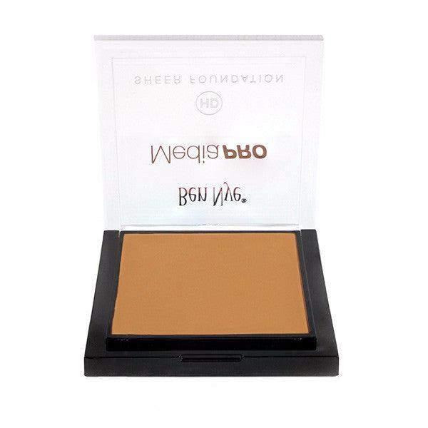 Ben Nye MediaPRO HD Sheer Foundation - Lightweight, Buildable Coverage for Flawless Skin | Professional Makeup for Photography, Film & Everyday Wear