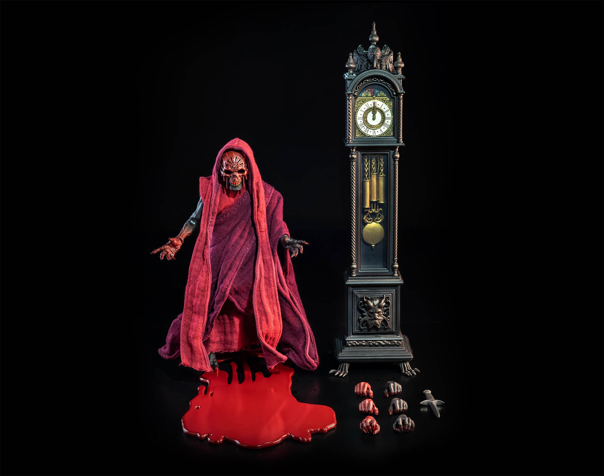Figura Obscura: Masque of the Red Death Collectible Figure - Gothic Horror Decor for Bookshelves & Display Cases
