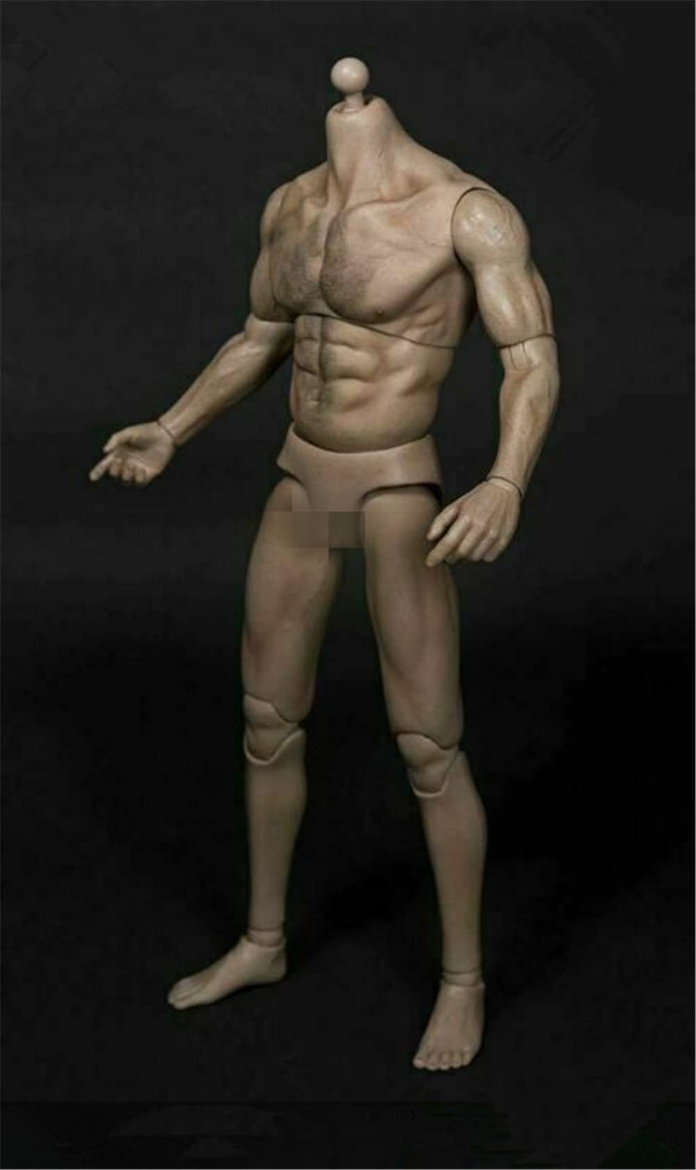 1/6 Scale 12-inch Flexible Male Action Figure Body - Wide Shoulder Articulated Doll for Collectors | Perfect for Customizing, Photography & Display