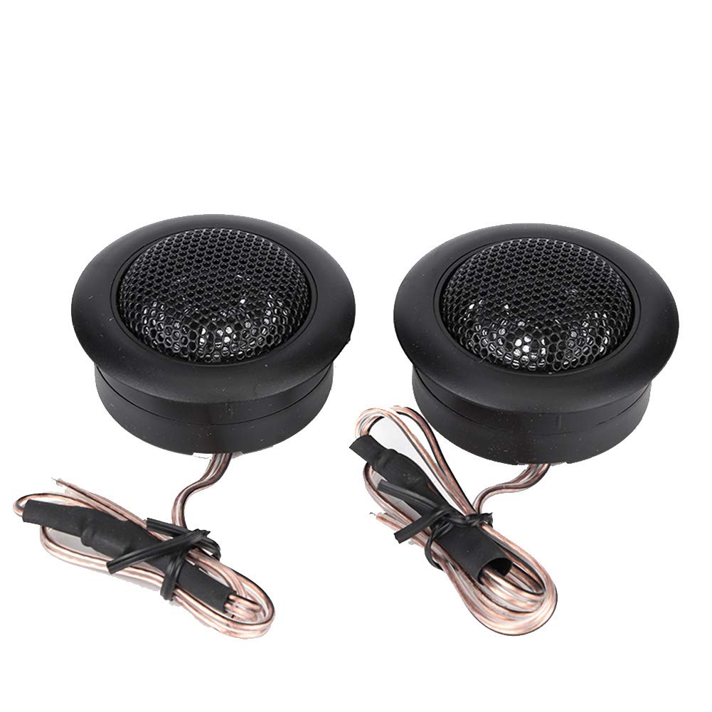 Ymiko 12V 120W Car Audio Tweeter Speakers - Pair of High Power Dome Tweeters for Crystal Clear Sound | Perfect for Car Audio Upgrades, Home Theater & DIY Speaker Projects