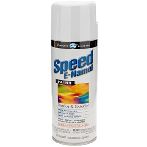 Aervoe Z397 11 oz. Gloss White Zynolyte Speed Enamel Spray Paint - Fast Drying, High Gloss Finish for Automotive, Metal, Wood & DIY Projects