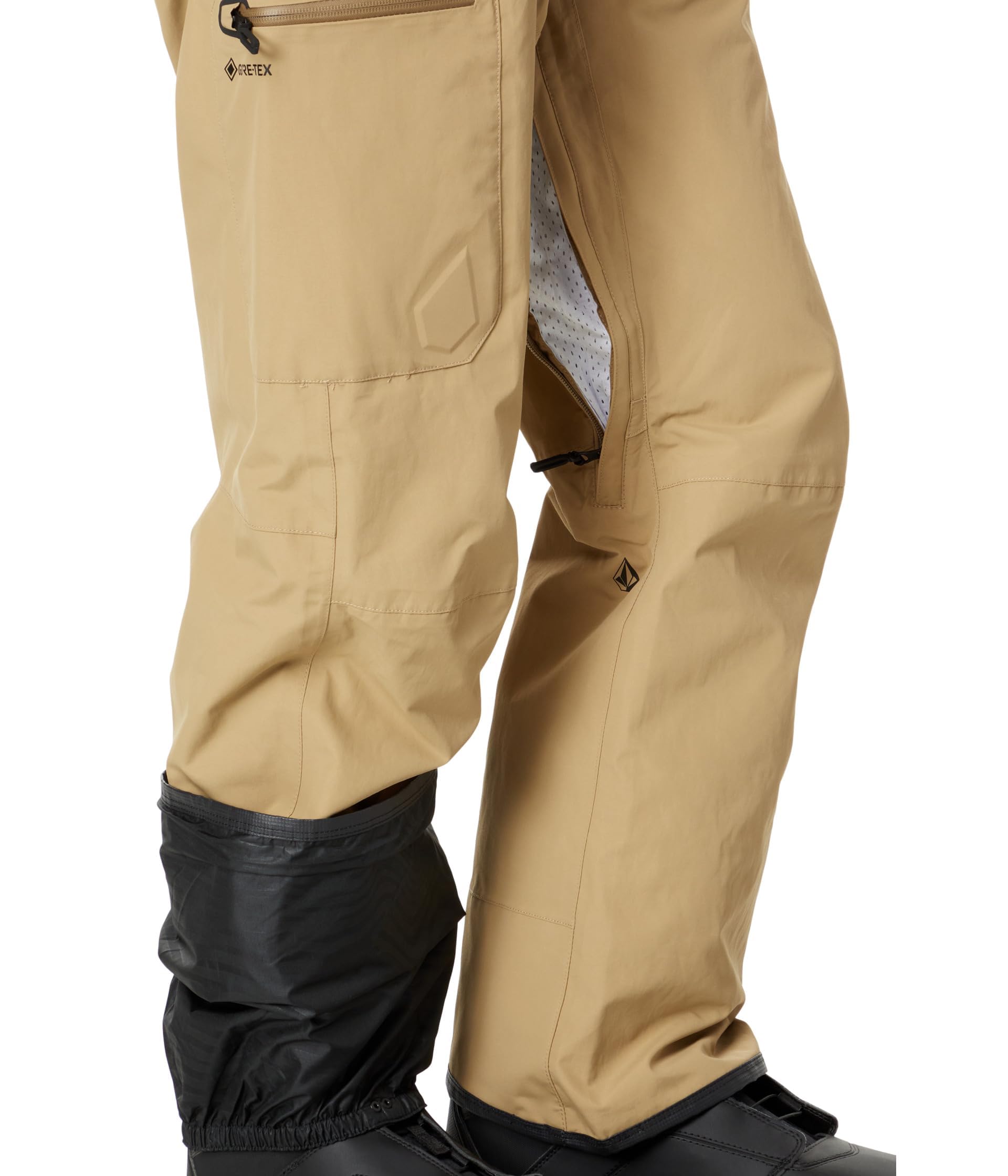 Volcom Men's Gore-TEX® Waterproof Snow Pants - Insulated Winter Ski Pants for Men with Adjustable Waist & Reinforced Knees - Perfect for Skiing, Snowboarding & Cold Weather Outdoor Activities