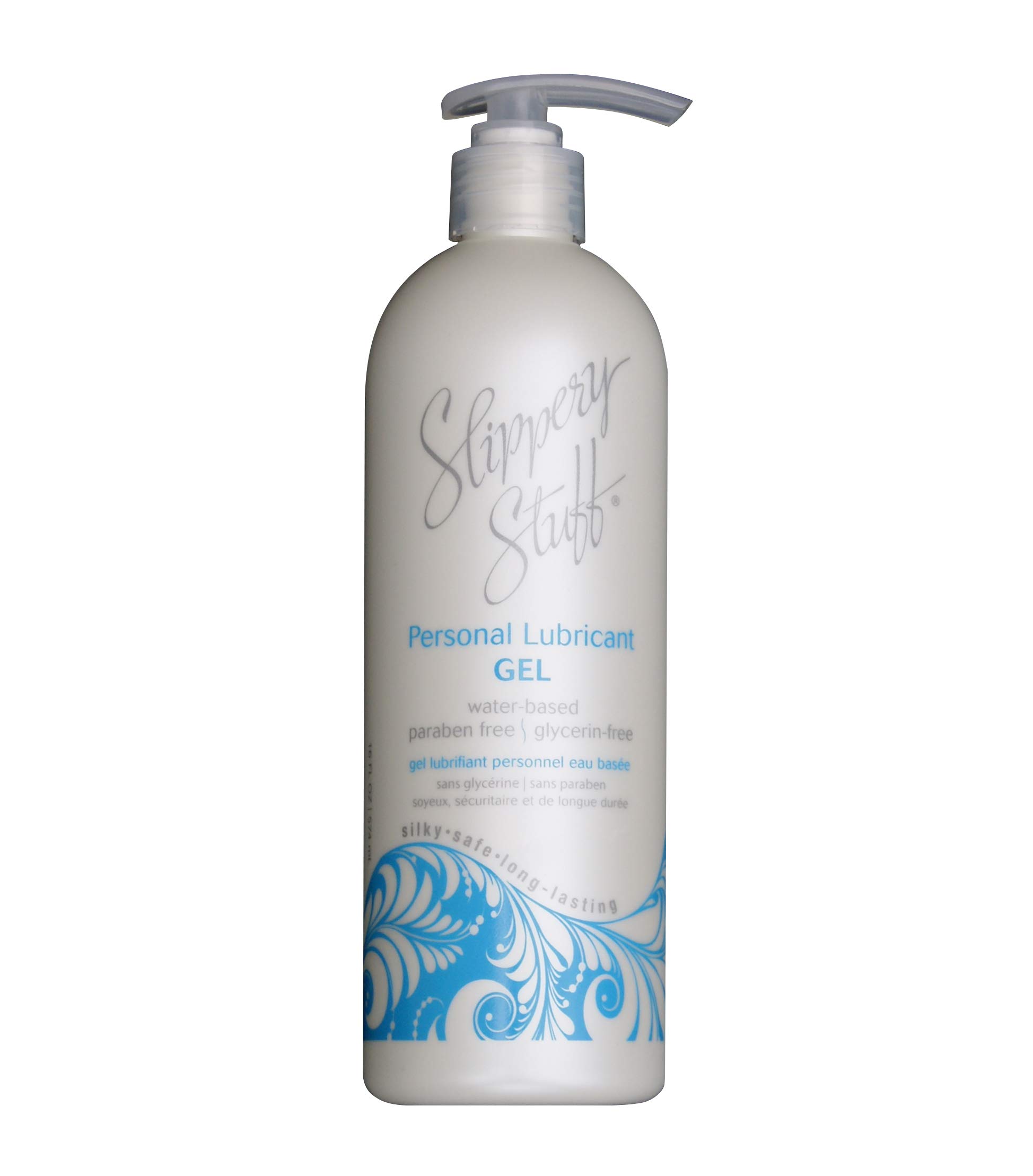 Slippery Stuff Water-Based Personal Lubricant Gel - 16 Oz (473 mL) | Long-Lasting, Hypoallergenic, pH Balanced | Perfect for Couples, Massage & Intimate Comfort