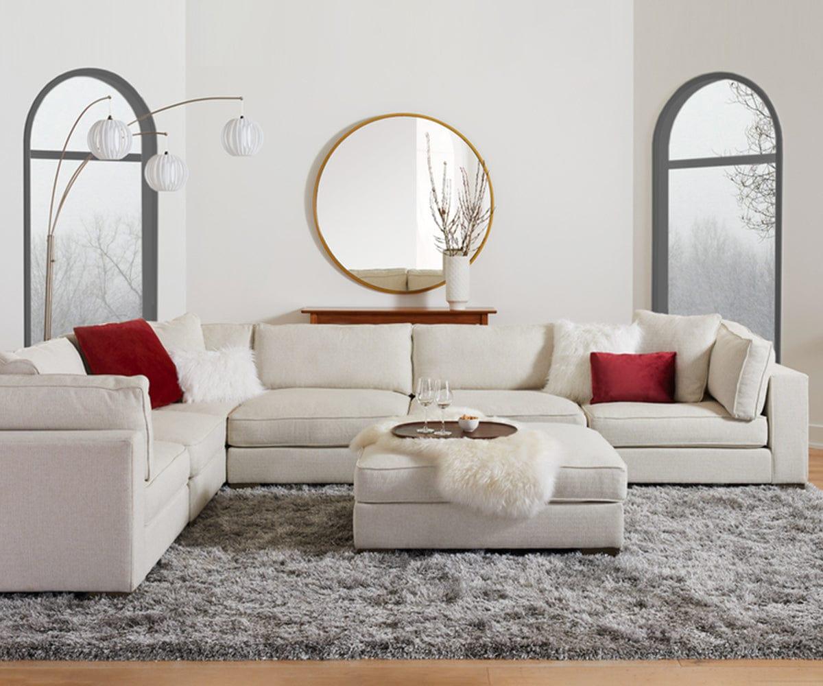 Luxury Ivory Sheepskin Throw Blanket - Soft & Cozy Faux Fur Blanket for Couch, Bed, and Home Decor - Perfect for Winter Warmth and Stylish Living Room Accents