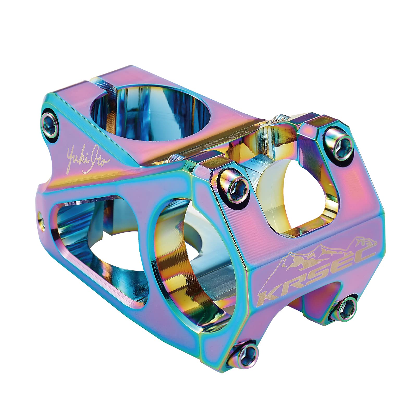 45mm Mountain Bike Stem - CNC Aluminum Alloy 31.8mm Short Handlebar Riser - Ultra-Light Bicycle Stem for Road Bikes, MTB, BMX, Fixie - Perfect for Trail Riding, Commuting & Urban Cycling Accessories