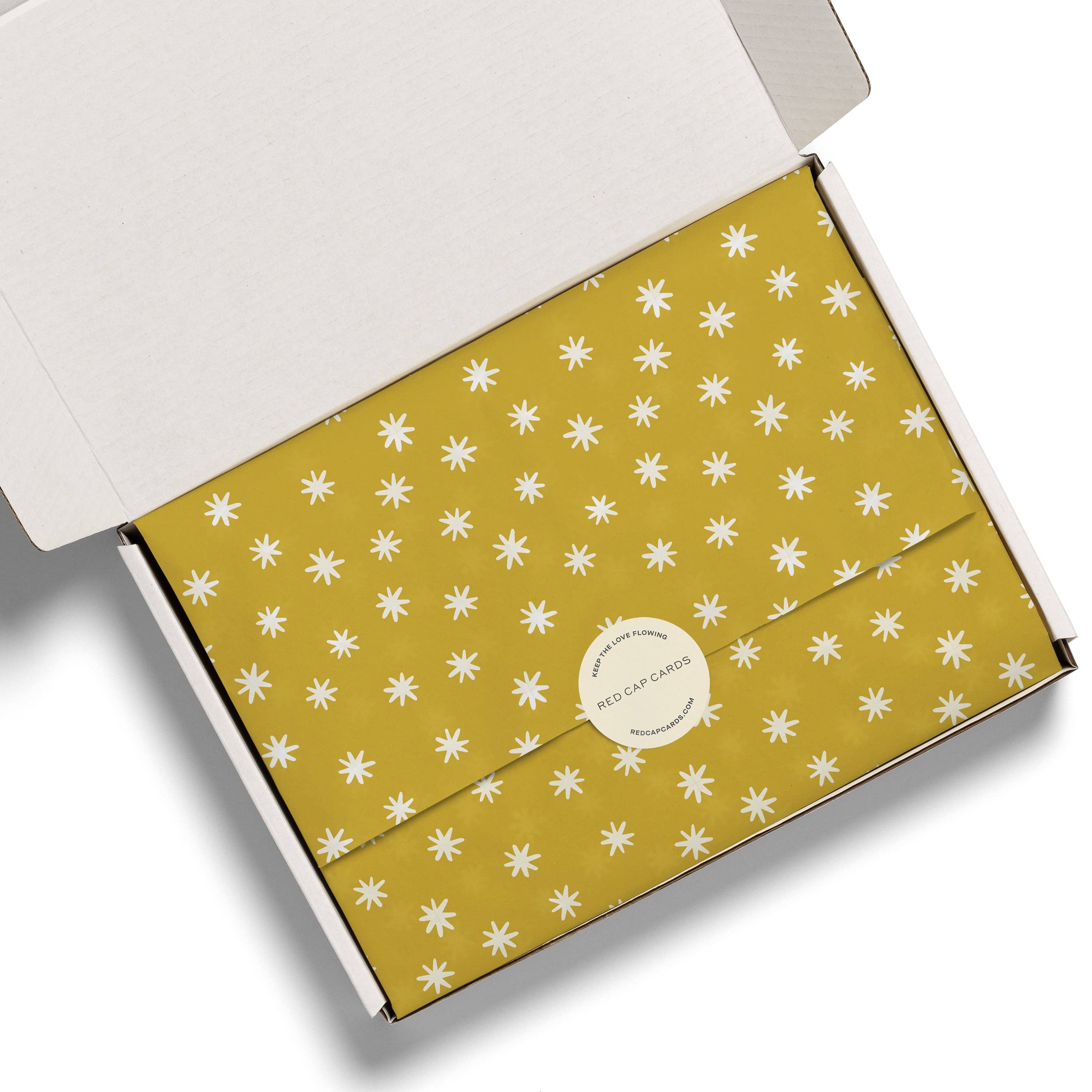 Premium 12-Pack Decorative Tissue Paper | Floral Asterisk Design for Gift Wrapping, Party Decorations & DIY Crafts