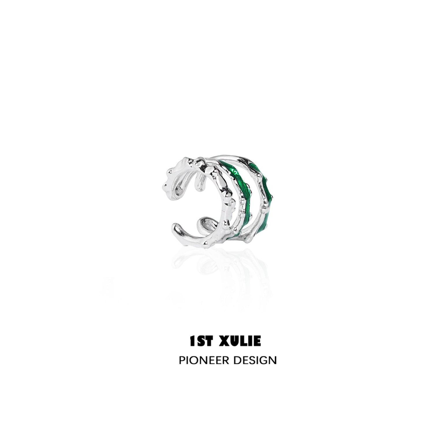 Slytherin House Sterling Silver Snake Earrings for Women - Elegant Gothic Jewelry for Harry Potter Fans, Cosplay & Daily Wear