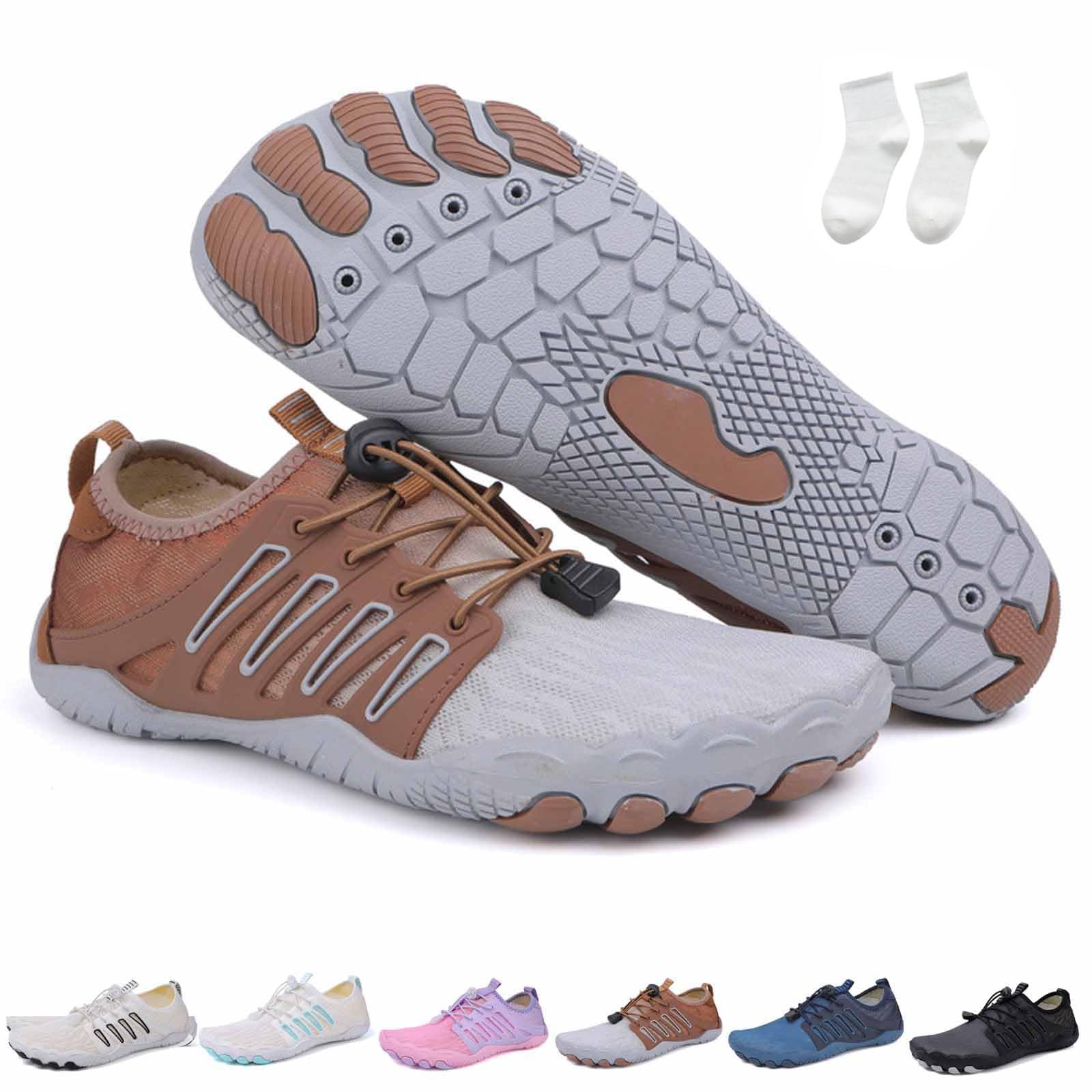 Barefoot Hiking Shoes for Women & Men - Waterproof & Non-Slip Trail Running Shoes for Outdoor Adventures, Trekking & Minimalist Running