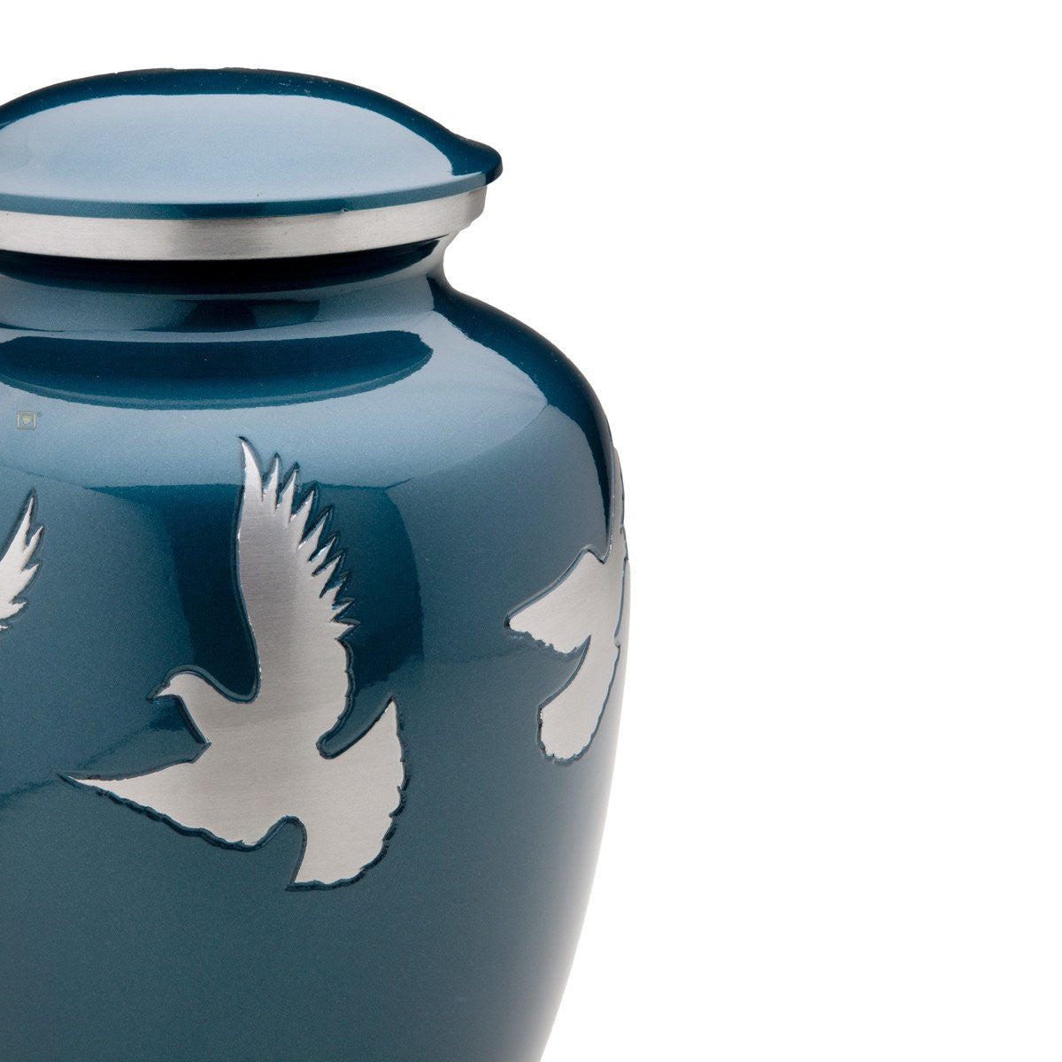 Divine Metal Cremation Urn with Flying Doves - Elegant Memorial Urn for Ashes - Perfect for Funeral Services, Memorials & Home Display