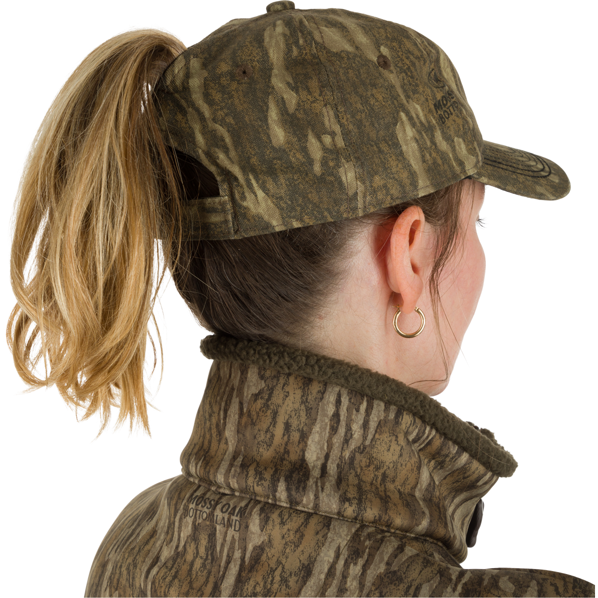 Women's Camouflage Ponytail Baseball Cap - Adjustable & Breathable for Running, Hiking & Outdoor Activities