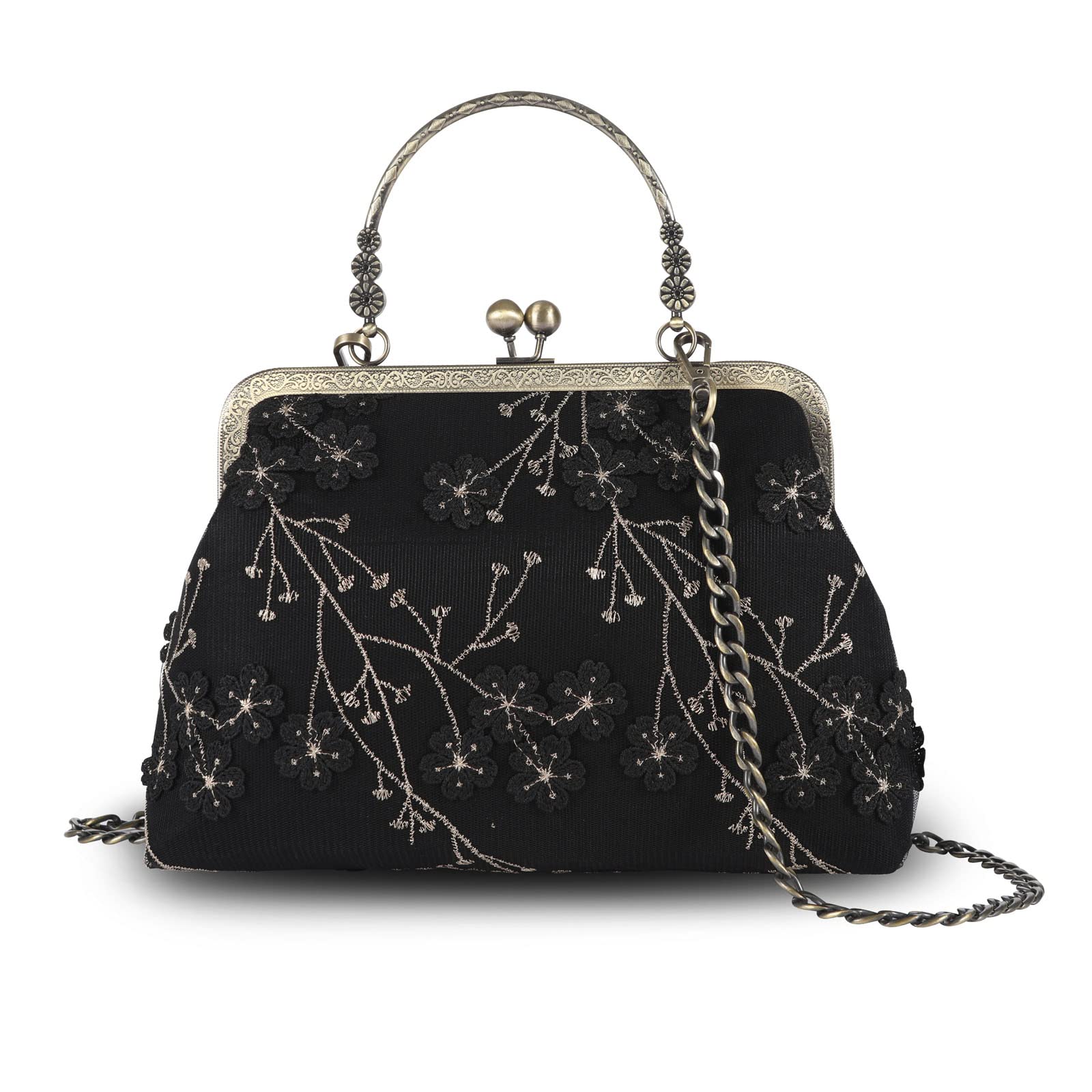 Floral Crossbody Tote Bag for Women - Stylish Satchel Purse for Daily Use