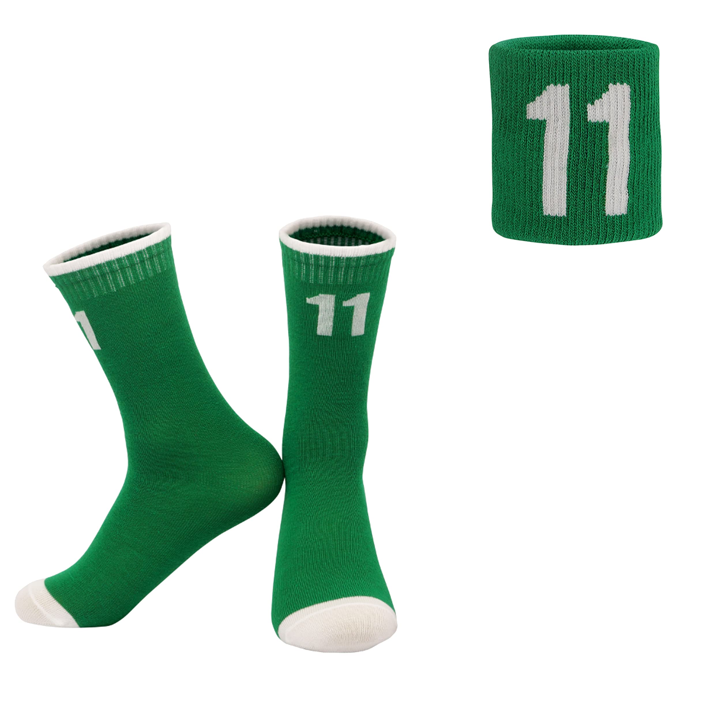 **Elite Basketball Socks for Boys & Girls - Breathable Compression Sport Socks with Wristband for Kids 6-13 - Perfect for Training, Games & School PE**