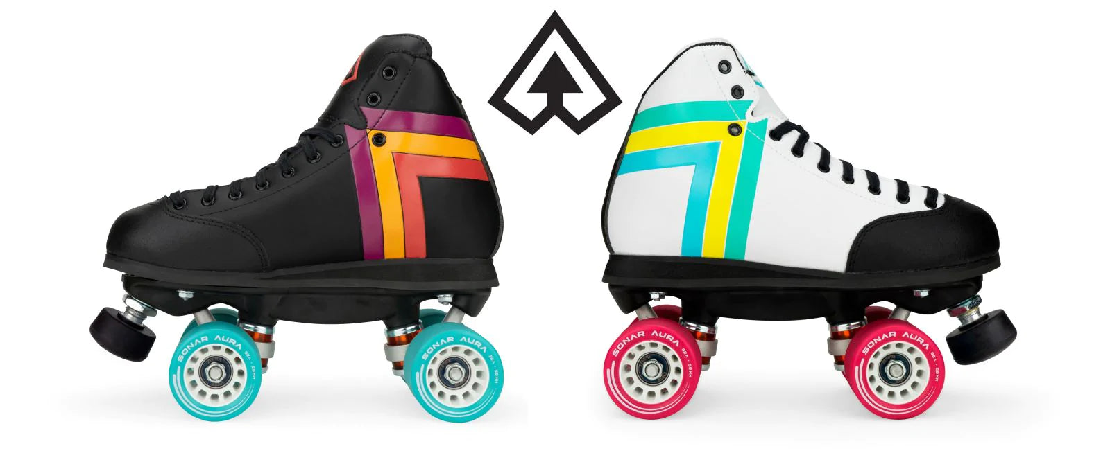 Antik Skyhawk Derby Roller Skates - Premium Quad Roller Skates for Women & Men - High-Performance Roller Derby Skates with Durable Wheels & Comfortable Boot - Perfect for Roller Derby, Rink Skating & Outdoor Use