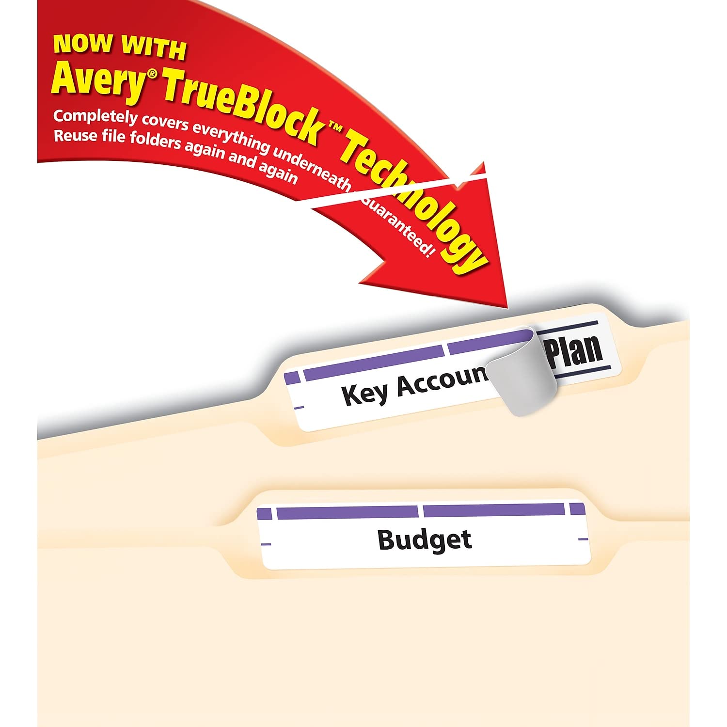 Avery Self-Adhesive File Folder Labels for Laser/Inkjet - Office Organization