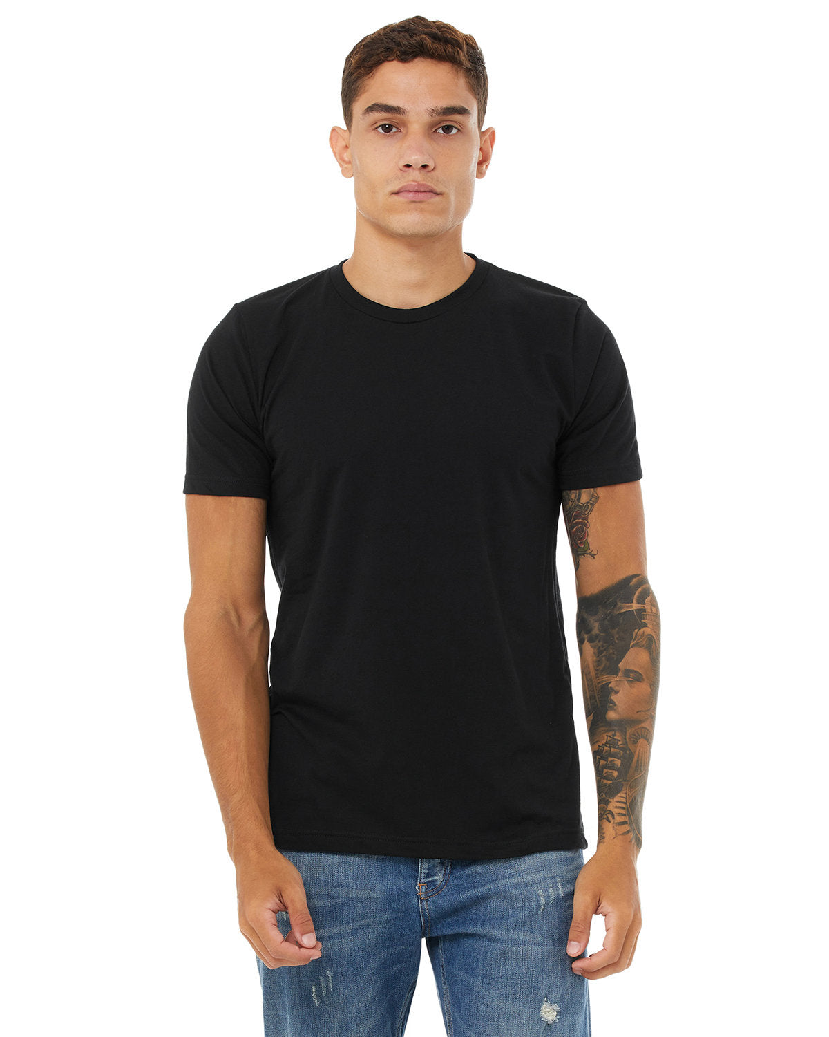 Bella + Canvas 3650 Unisex Poly Cotton Short Sleeve T-Shirt | Soft Comfort Fit Crew Neck Tee for Men & Women | Perfect for Casual Wear, Screen Printing, and Everyday Outfits