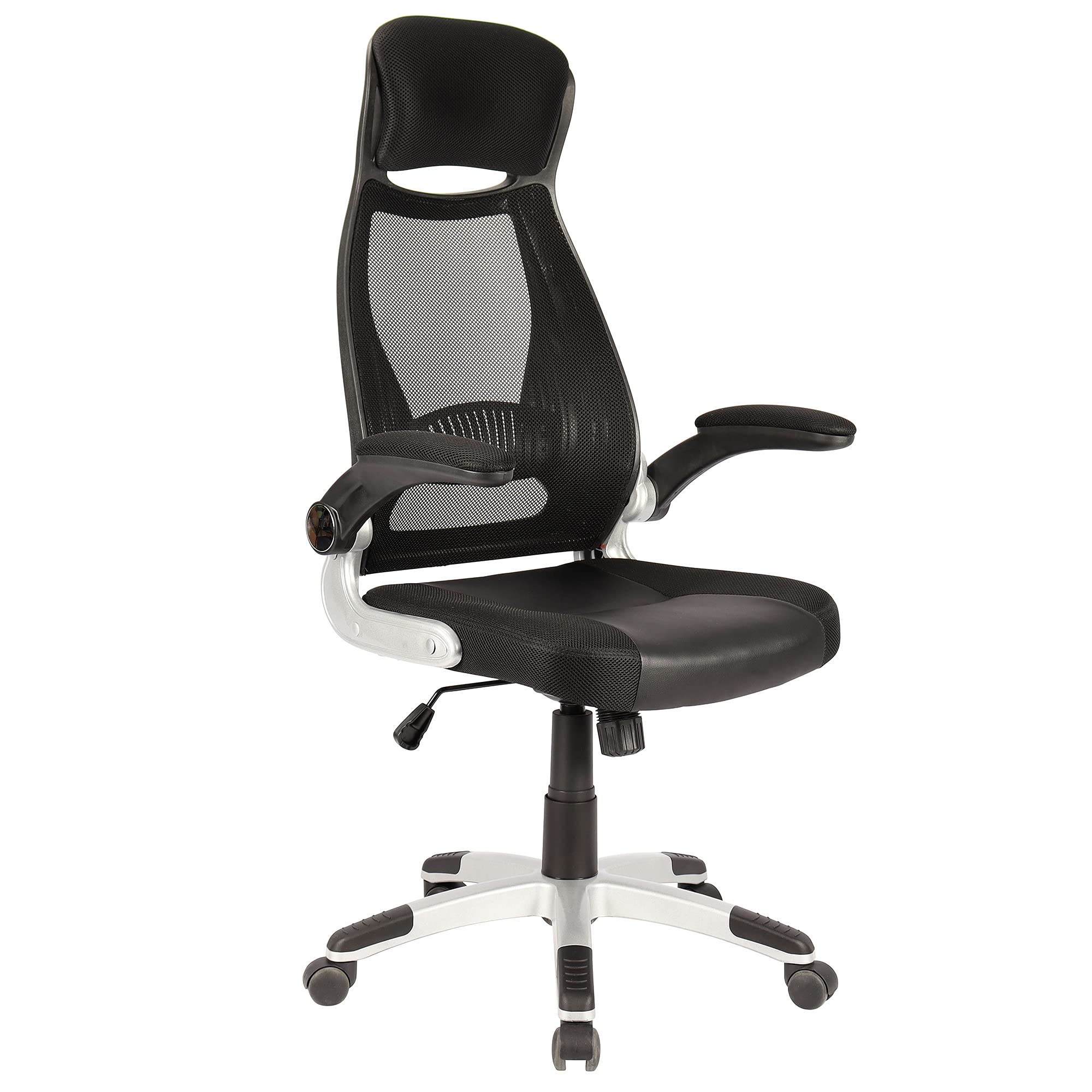 Ergonomic Modern Office Chair - Adjustable Height, Lumbar Support & Swivel - Black Mesh Computer Desk Chair for Home & Office Workspace - Perfect for Long Hours of Sitting & Productivity
