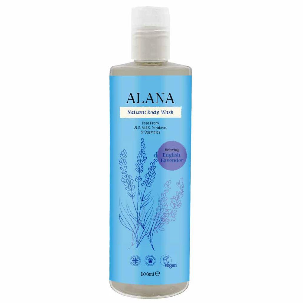 Alana English Lavender Natural Body Lotion 100ml - Hydrating & Soothing Moisturizer for Dry Skin, Perfect for Daily Use & Relaxation