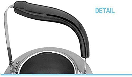 Premium 3L Whistling Tea Kettle - 304 Stainless Steel Stovetop Kettle with Fast Boiling, Induction Compatible, Large Capacity (Green) - Perfect for Home Kitchen, Office & Camping Use