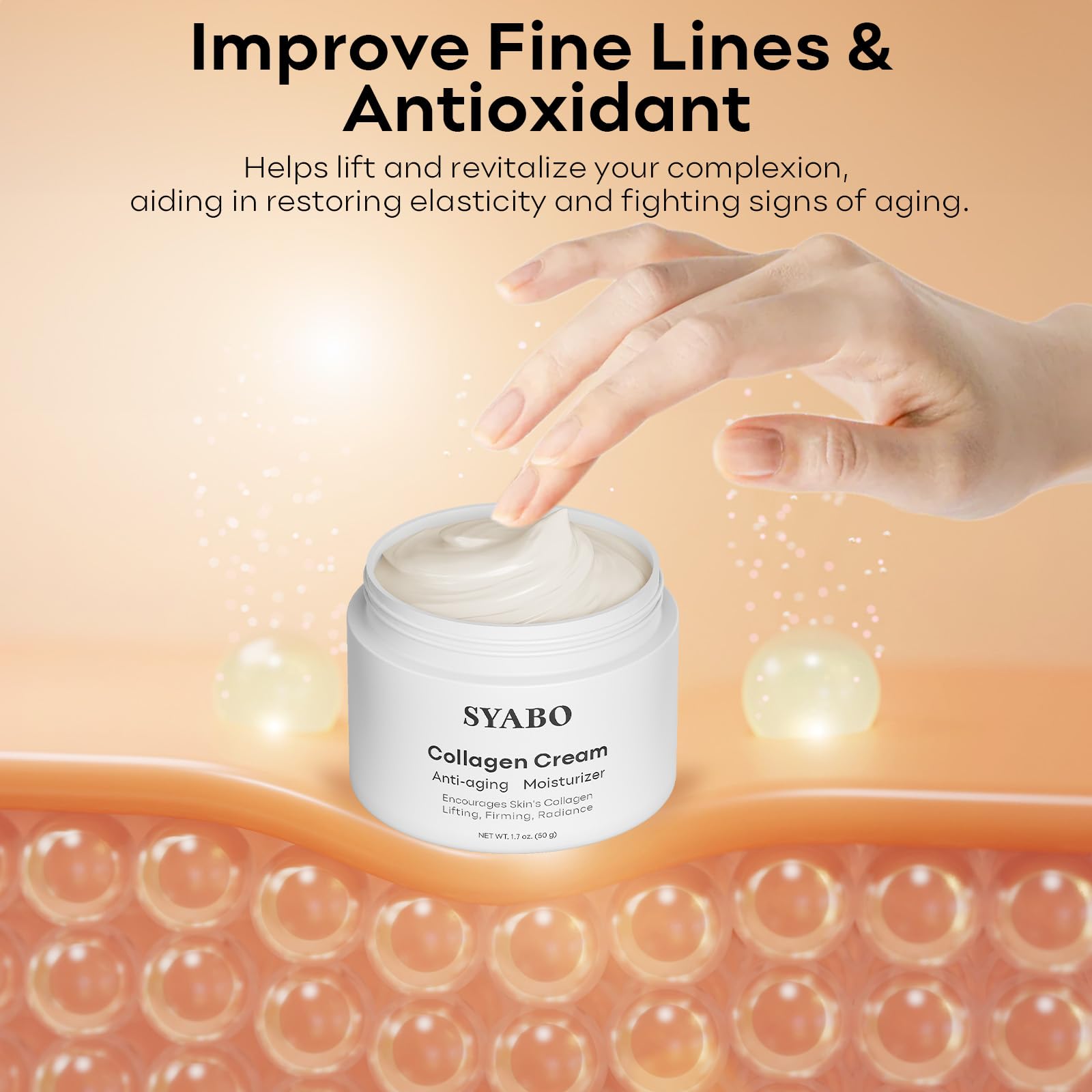 Best Hair Removal Cream with Collagen - Intimate & Private Area Hair Remover + Anti-Aging Face Moisturizer - Daily Hydrating Cream for All Skin Types - Perfect for Sensitive Skin & Bikini Line Care