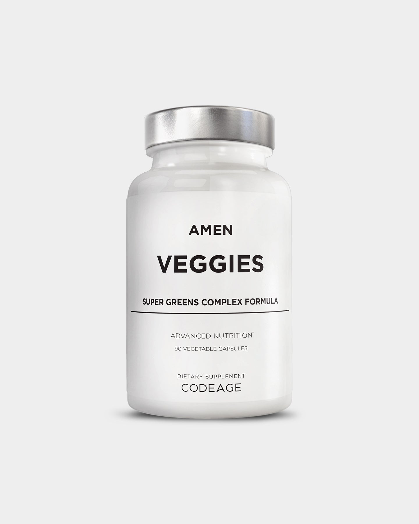 Codeage Amen Veggies - Organic Plant-Based Superfood Supplement for Gut Health & Digestion | Vegan, Non-GMO | Perfect for Smoothies, Juices & Daily Wellness
